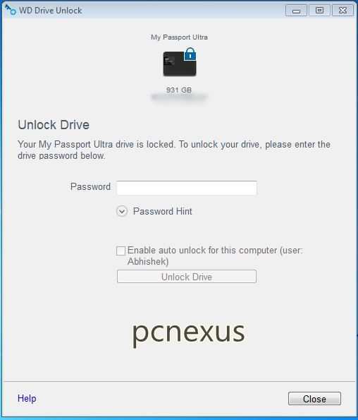 password protect wd drive for mac